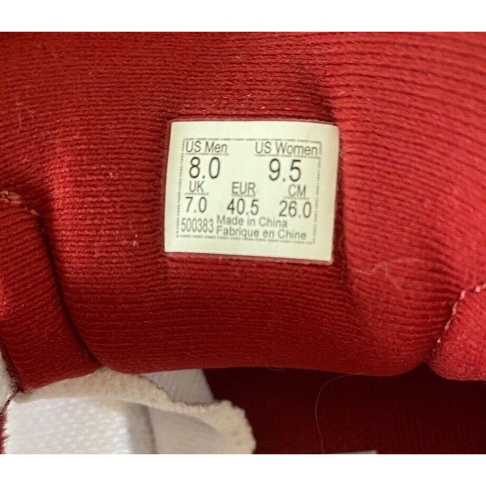 Vans Women's Red and White Sneakers - Picture 9 of 16